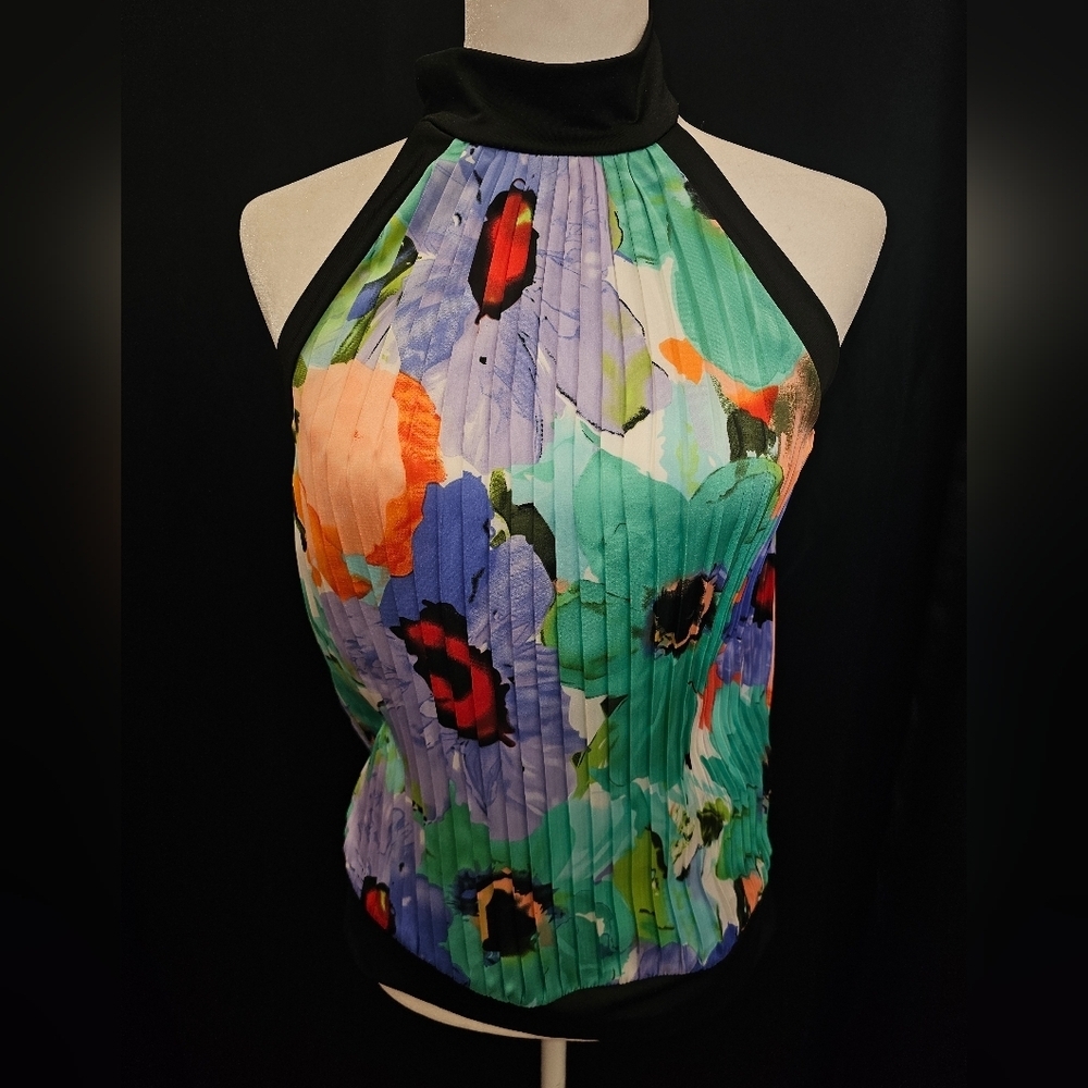 Top, wedding, spring, vacation, floral, casual, blouse, tank, colorful, bright